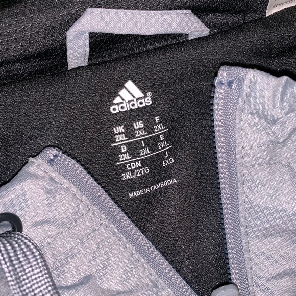 Adidas Gray Windbreaker - Picture 4 of 6